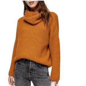 Topshop Turtleneck Rib Knit Sweater